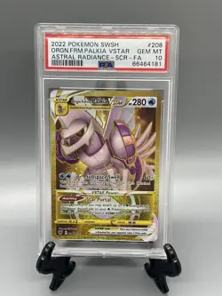 Pokemon Origin Forme Palkia VSTAR #208 SWSH Astral Radiance PSA 10 - Image 1