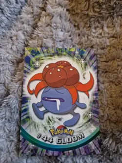 Pokemon TOPPS #44 Gloom Non-Holo Black Logo RARE TV Animation Edition - Image 1