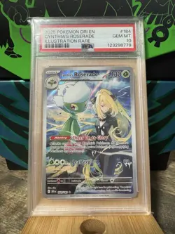 PSA 10 Cynthia's Roserade 184/182 Pokemon Destined Rivals DRI EN 2025 GEM MINT - Image 3
