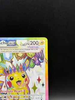 2024 POKEMON SSP EN-SURGING SPARKS ULTRA RARE #219 PIKACHU EX - Image 3
