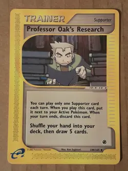 Pokemon Professor Oak's Research 149/165 Expedition LP See Pictures - Image 1