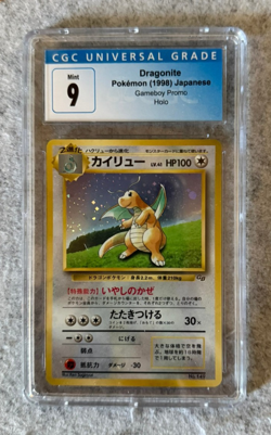 Dragonite Pokemon 1998 Japanese Gameboy Promo Holo CGC 9 Mint No. 149 - Image 1