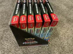 Pokemon: Prismatic Evolutions poster Collection Boxes (6) And Display Holder. - Image 3