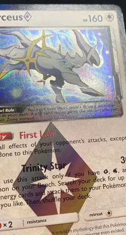 Arceus Holo 2018 Pokemon Sun & Moon Forbidden Light #96/131 Near Mint - Image 2
