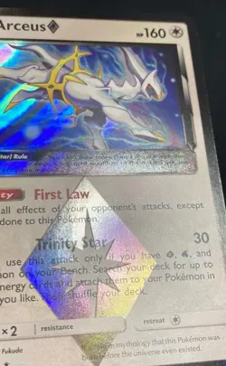 Arceus Holo 2018 Pokemon Sun & Moon Forbidden Light #96/131 Near Mint - Image 3