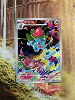 Ivysaur - 134/132 - Illustration Rare NM, English Pokemon Mega Evolution Base Se - Image 1