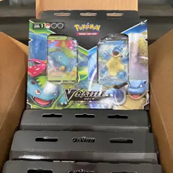 Pokemon V Battle Deck Venusaur vs Blastoise TCG New case of 6 - Image 1