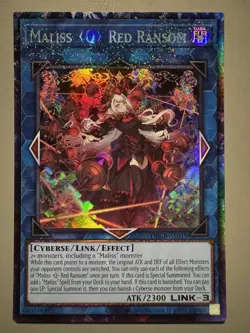YUGIOH MALISS Q RED RANSOM ASIA ENGLISH EDITION DBCB-AE018 COLLECTOR'S RARE - Image 1