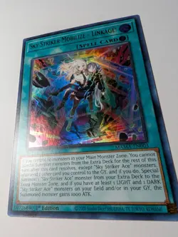 Yugioh Sky Striker Mobilize - Linkage! Ultra Rare MAMA-EN003 1st Near Mint - Image 3