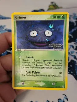 Grimer Reverse Holo 56/109 Team Rocket Returns Pokemon Card 2004 Stamped MP - Image 1
