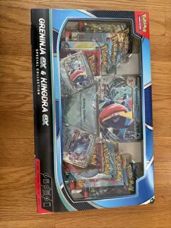 Pokemon Trading Card Game Greninja ex and Kingdra ex Special Collection Box - Image 1