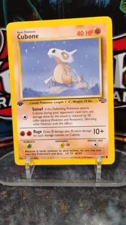CUBONE Jungle Series POKEMON Non-Holo 1st Edition 1999 Trading Card 50/64 TCG - Image 1