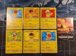 Ash's Pikachu SM Promo Full Set + Promo Card - Pokemon - Image 1