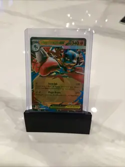 Pokemon TCG Mega Lucario Ex 077/132 Rare Holo Card NM Pack Fresh - Image 1