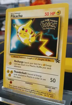 Pokemon The First Movie promo cards Pikachu, Mewtwo, Dragonite, Electabuzz LP/NM - Image 4