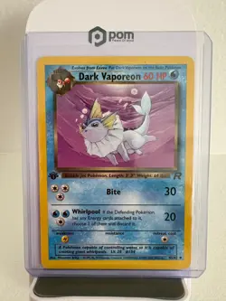 Pokemon Team Rocket Non-Holo 1st Edition Dark Vaporeon, Card #45/82 - Image 2