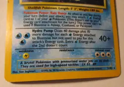 Pokemon TCG Base Set Unlimited Blastoise Holo Card 2/102 Vintage 1999 Played - Image 5