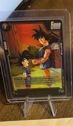 Son Goku Jr. FB08-102 Alternate Art Saiyan's Pride Dragon Ball English Card Fusi - Image 1