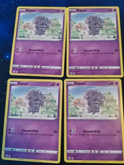 060/163 Espurr | Common | Pokemon Trading Card Sword & Shield Battle playset - Image 1
