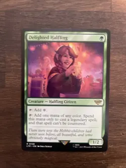 Delighted Halfling Nonfoil Card #0158 MTG - Image 1