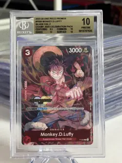 Monkey.D.Luffy (006) (CS 2023 Celebration Pack) One Piece Promotion Cards BGS 10 - Image 1