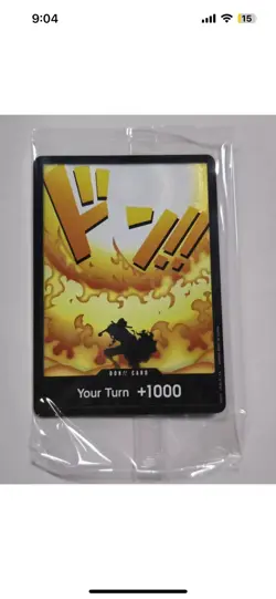 One Piece CCG: Two Legends - Don!! Card Your Turn +1000 Sealed Promo Card - Image 1
