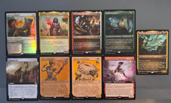 Lot of 9x Rare Commander Legends Baldur's Gate Cards MTG Foil & Reg NM - Image 1