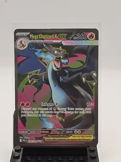 Mega Charizard EX 109/094 SR Full Art Pokemon Card English Phantasmal Flames - Image 1