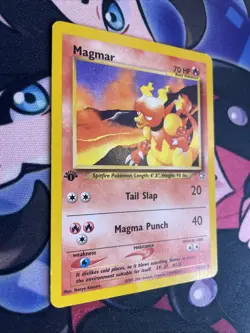 Magmar 40/111 1st Edition Pokemon Neo Genesis MP English Card WOTC - Image 2
