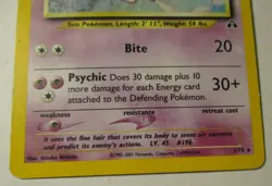 Pokemon TCG Neo Discovery Espeon 1/75 Holo Card 2001 Played Scuffed RARE Eevee - Image 5