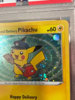 Pokemon 2020 Special Delivery Pikachu Black Star Promos SWSH074 PSA 10 - Image 3