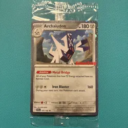 Archaludon 107/142 Stellar Crown GameStop Stamp Promo SEALED Cosmos Pokemon TCG - Image 1