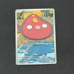Stunfisk 118/86 Illustration Rare SV: White Flare NM/M Pokemon TCG - Image 1