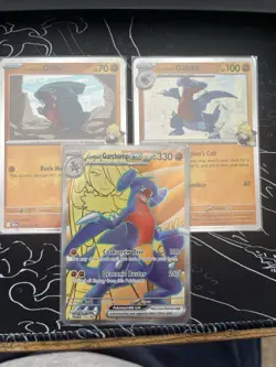 Pokemon TCG Cynthia's Garchomp Black Star Promo, Gible, Gabite - Near Mint - Image 1