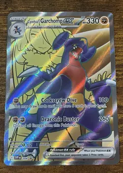Pokemon TCG Cynthia's Garchomp Black Star Promo, Gible, Gabite - Near Mint - Image 2