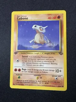 Pokemon Cubone 1st Edition 50/64 - Jungle - Light Played Condition - Image 1