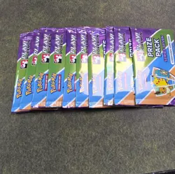 Play.! Pokemon Prize Pack Series 7 Booster Packs Lot of 10 Factory Sealed - Image 1
