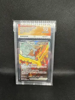 Pokemon Destined Rivals Team Rocket's Moltres 208/182 Ace 10 - Image 2