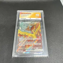 Pokemon Destined Rivals Team Rocket's Moltres 208/182 Ace 10 - Image 3