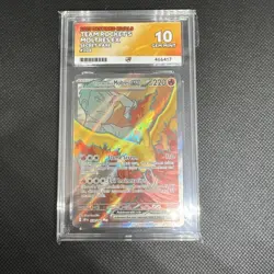 Pokemon Destined Rivals Team Rocket's Moltres 208/182 Ace 10 - Image 4