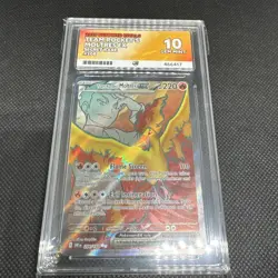 Pokemon Destined Rivals Team Rocket's Moltres 208/182 Ace 10 - Image 5
