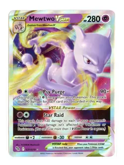 Mewtwo VSTAR 031/078 Ultra Rare Holo Pokemon GO Pokemon TCG NM - Image 1