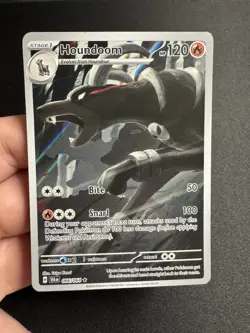 2024 Pokemon TCG Full Art Holo Shrouded Fable Illustration Rare #66 Houndoom - Image 1