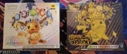 🔥Pokemon TCG ETB sealed lot💥🔥Prismatic ETB 🔥and 💥Surging Sparks ETB Box💥 - Image 1