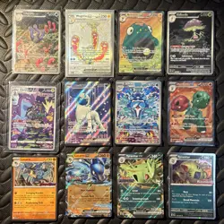 Pokemon Full Art Ultra Rare Holo Promo Illustration Rare Lot of 12 Near Mint - Image 1