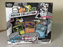 Pokemon TCG: Black Bolt & White Flare Unova Poster Collection - Factory Sealed - Image 1