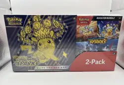 Pokemon TCG: Surging Sparks Costco 2 Pack ETB & Booster Bundle - Image 1