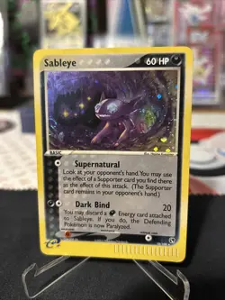 2003 Sableye Holo Rare Sandstorm 10/100 VLP Vintage Pokemon TCG E reader Swirl?? - Image 2