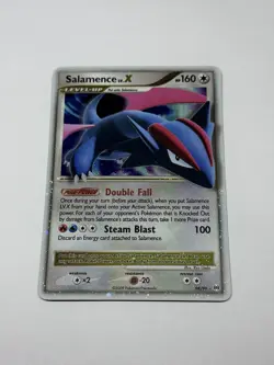 Salamence Lv.X 98/99 UR Holo Pokemon Platinum Arceus Ultra Rare Holo Vintage NM - Image 1