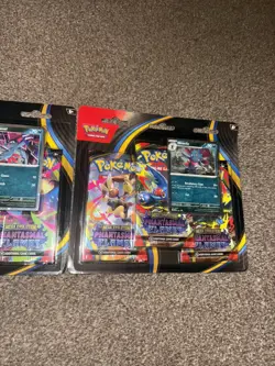 Pokemon TCG Phantasmal Flames Triple Blister x2 (Sneasel & Weavile Set) - Image 4
